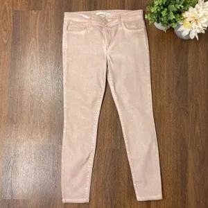 Joe’s Jeans Blush Nude Coated The High Water Skinny Jeans Sz 31 NWT