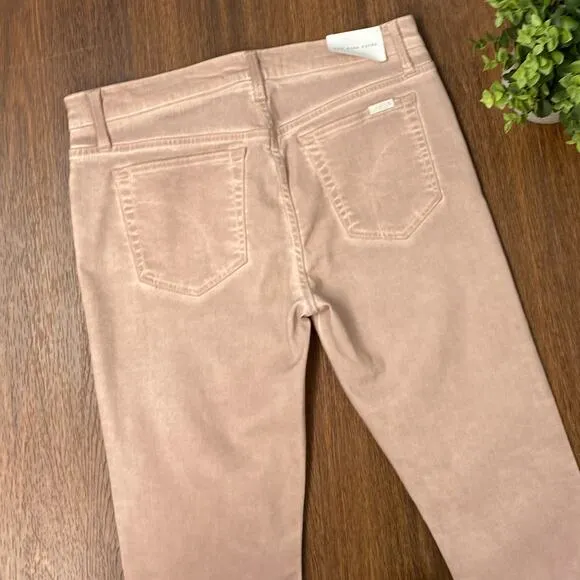 Joe’s Jeans Blush Nude Coated The High Water Skinny Jeans Sz 31 NWT