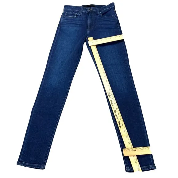Joe's Jeans Flawless The Charlie High Rise Skinny Ankle Blue Womens 26 New $188