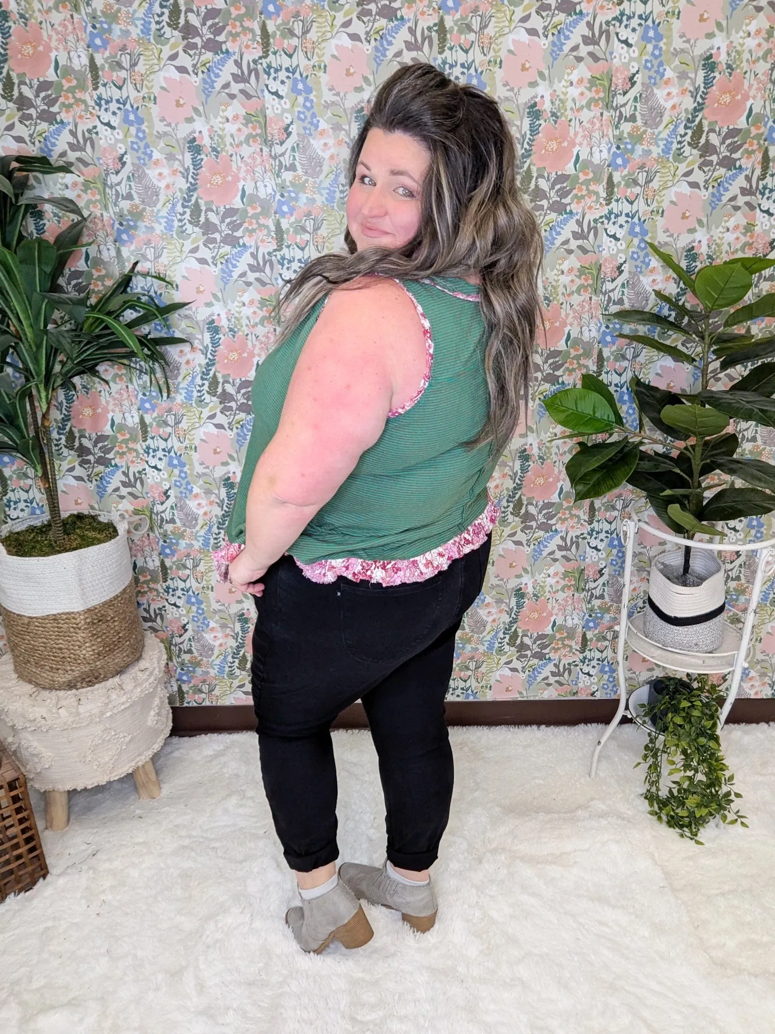 Judy Blue Black Shield Pocket Skinny Jeggings