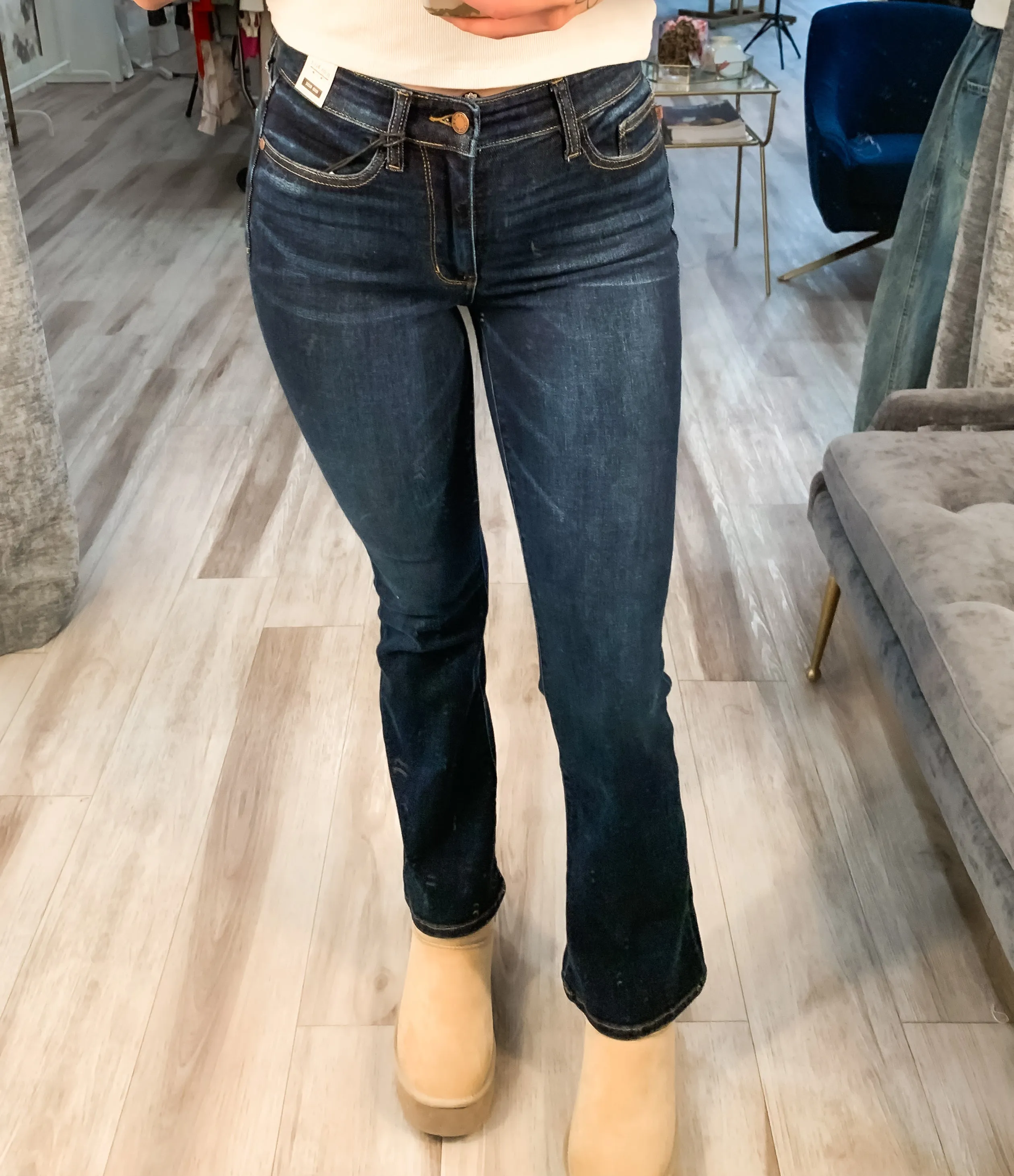 Judy Blue Dark Wash Bootcut Jeans