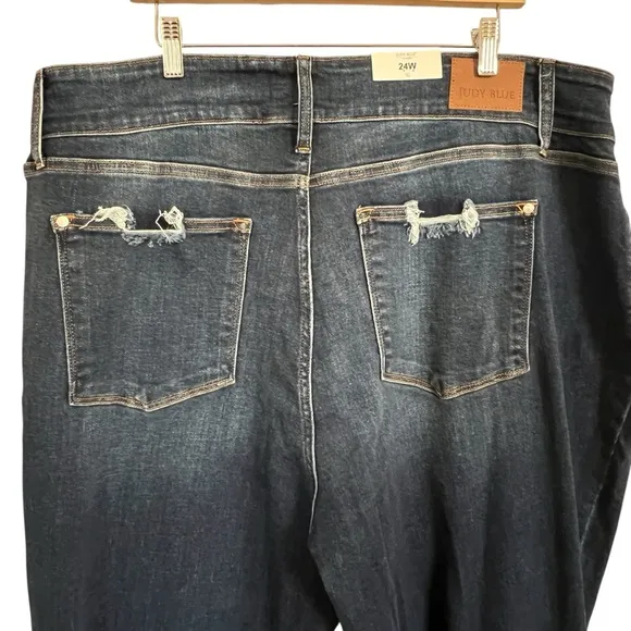 Judy Blue NWT High Waist Bootcut Jeans JB82568DK Size 24W Dark Wash