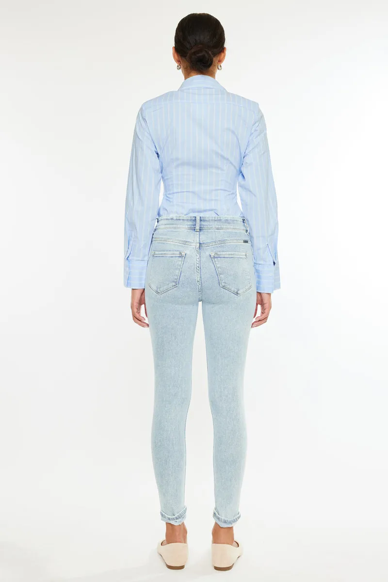 Kendall High Rise Ankle Skinny Jeans