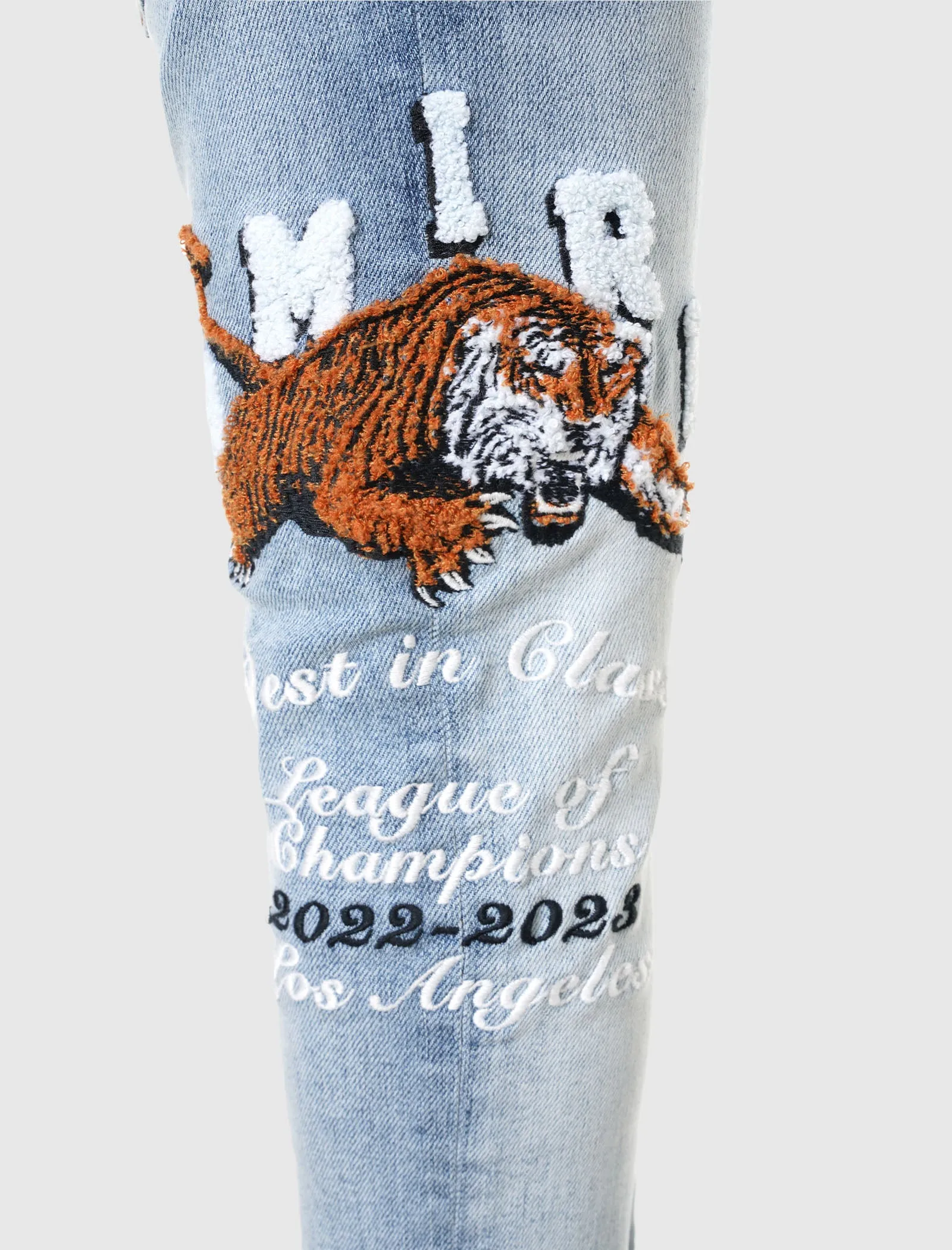 KIDS TIGER EMBROIDERED JEAN