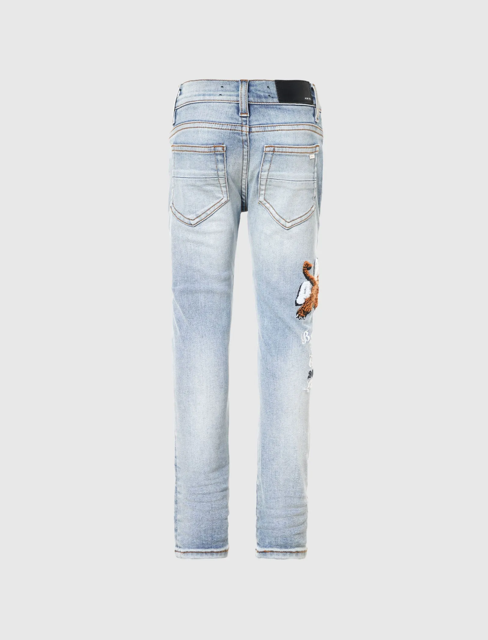 KIDS TIGER EMBROIDERED JEAN
