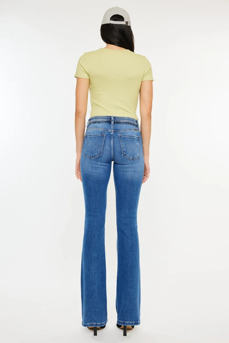 Kiera Mid Rise Bootcut Jeans