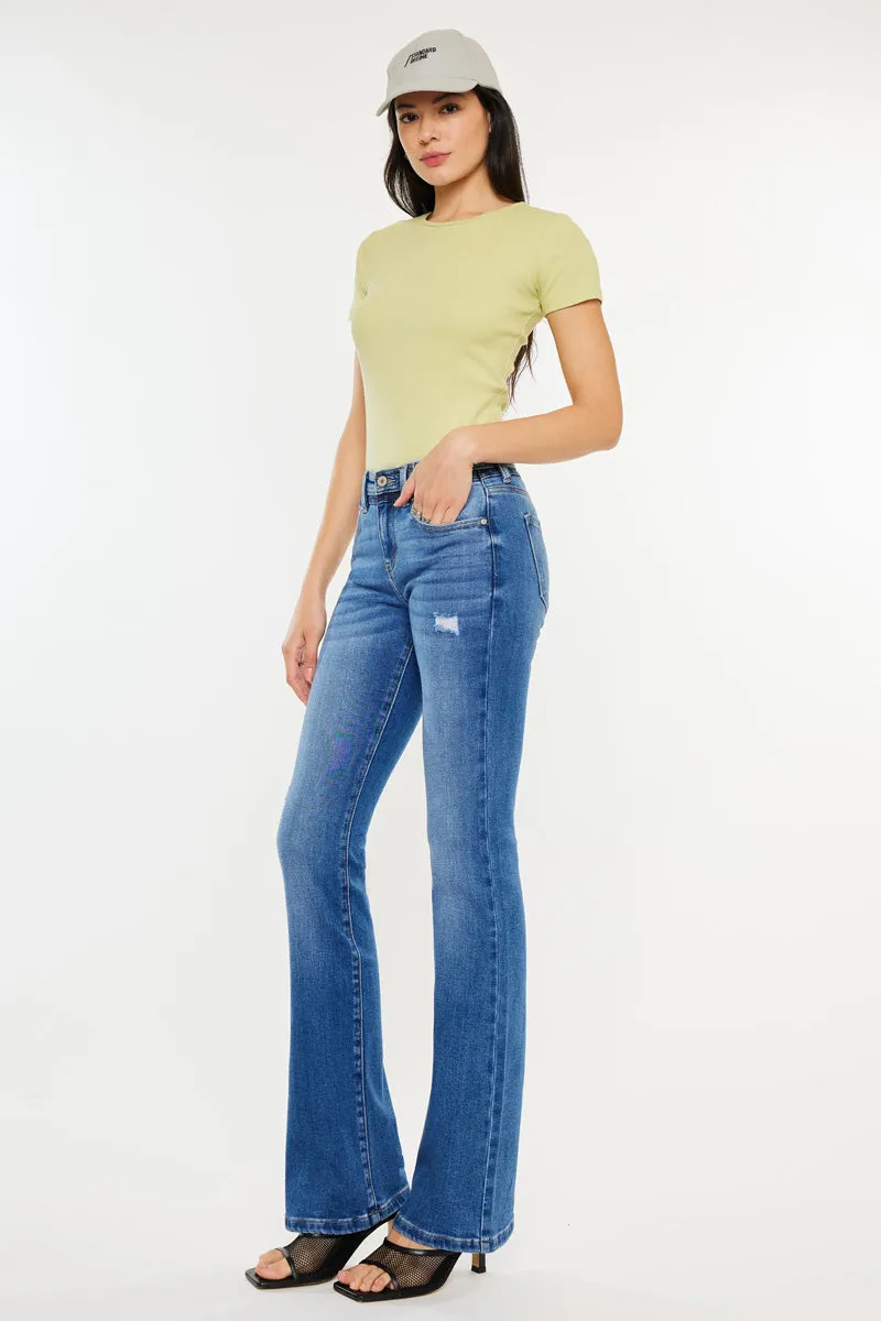 Kiera Mid Rise Bootcut Jeans