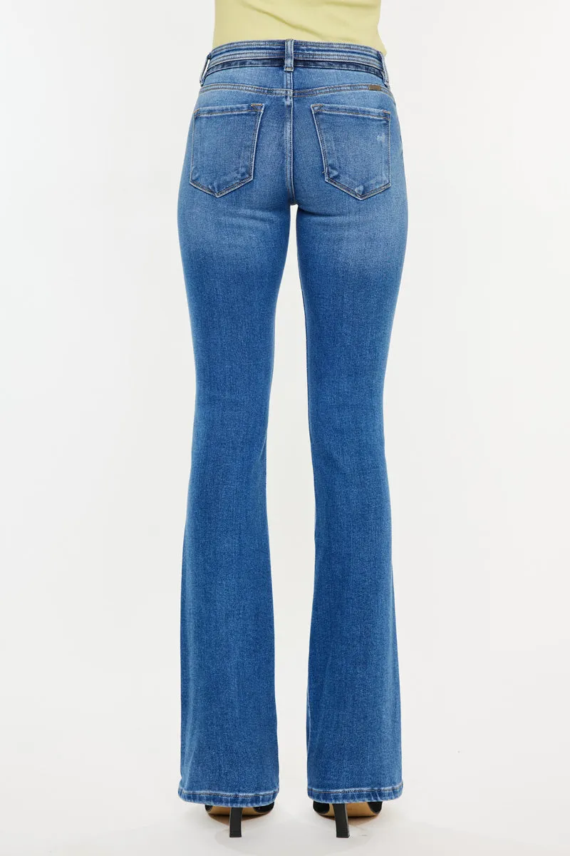 Kiera Mid Rise Bootcut Jeans