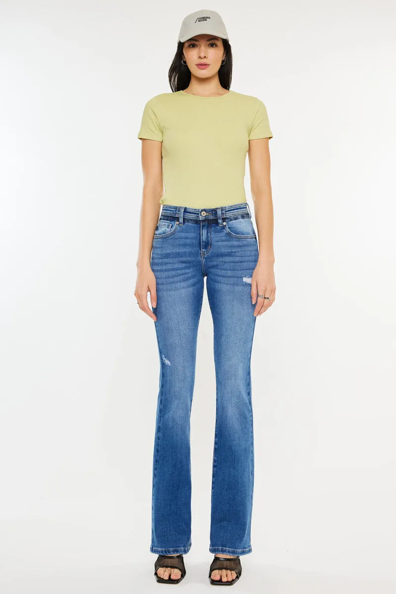 Kiera Mid Rise Bootcut Jeans