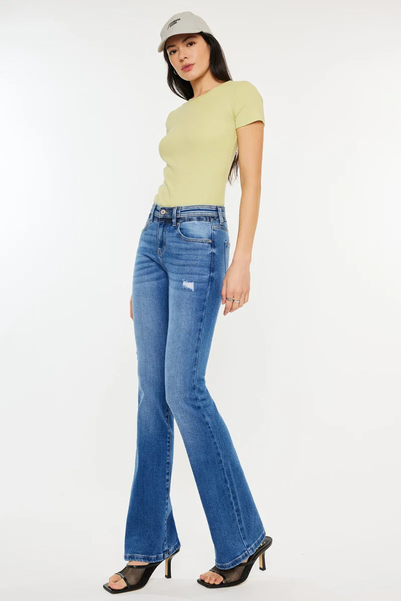 Kiera Mid Rise Bootcut Jeans