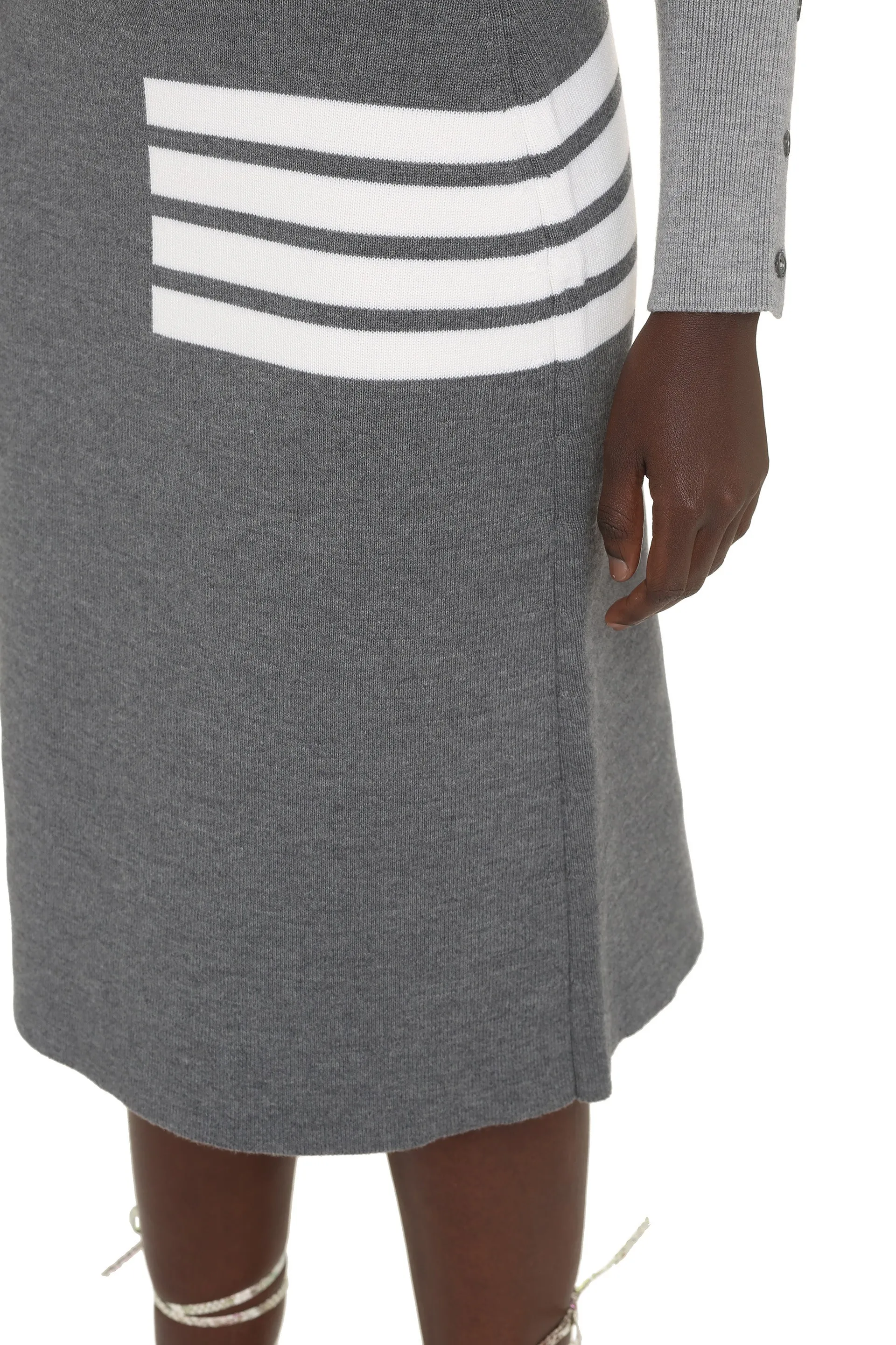 Knit pencil skirt