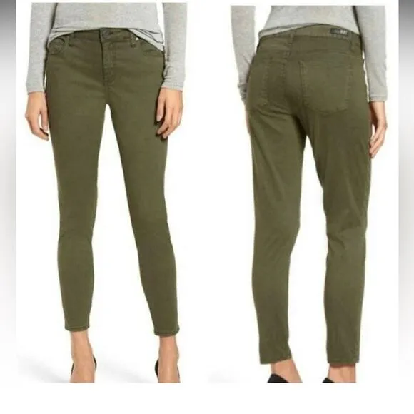 Kut From The Cloth Donna High Rise Ankle Skinny Jeans, EUC, Size 6, MSRP $120