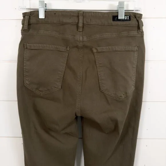 Kut From The Cloth Donna High Rise Ankle Skinny Jeans, EUC, Size 6, MSRP $120