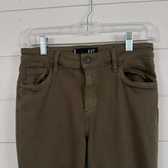 Kut From The Cloth Donna High Rise Ankle Skinny Jeans, EUC, Size 6, MSRP $120