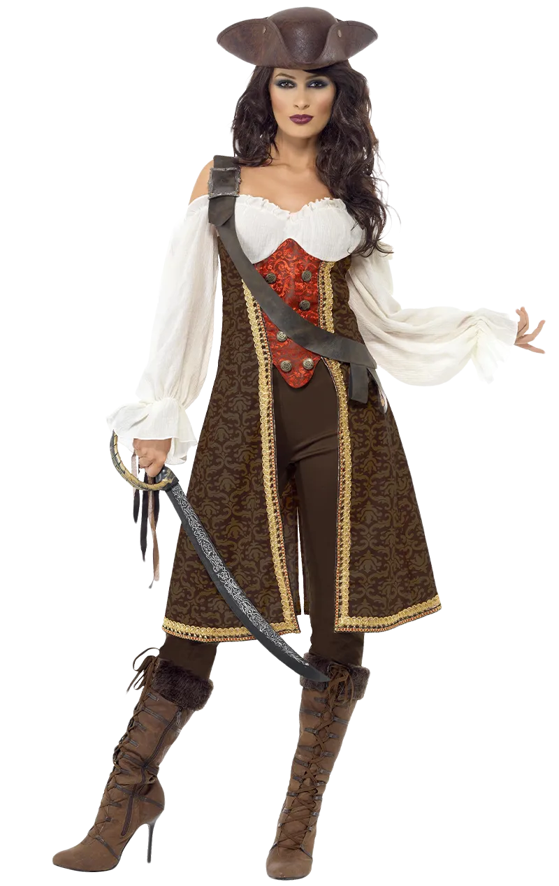 Ladies High Seas Pirate Wench Costume