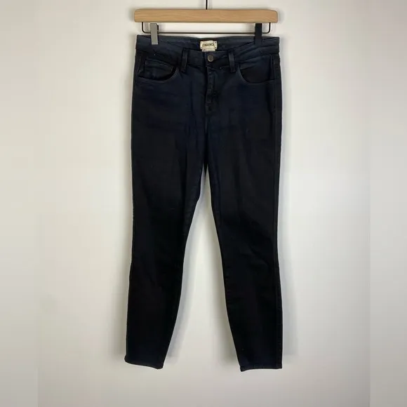 L’Agence Skinny Jeans Black Margot High Rise 26