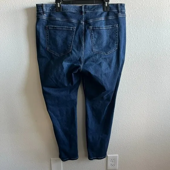 Lane Bryant Women's Flex Magic Waistband Medium Wash Skinny Jeans Size 20