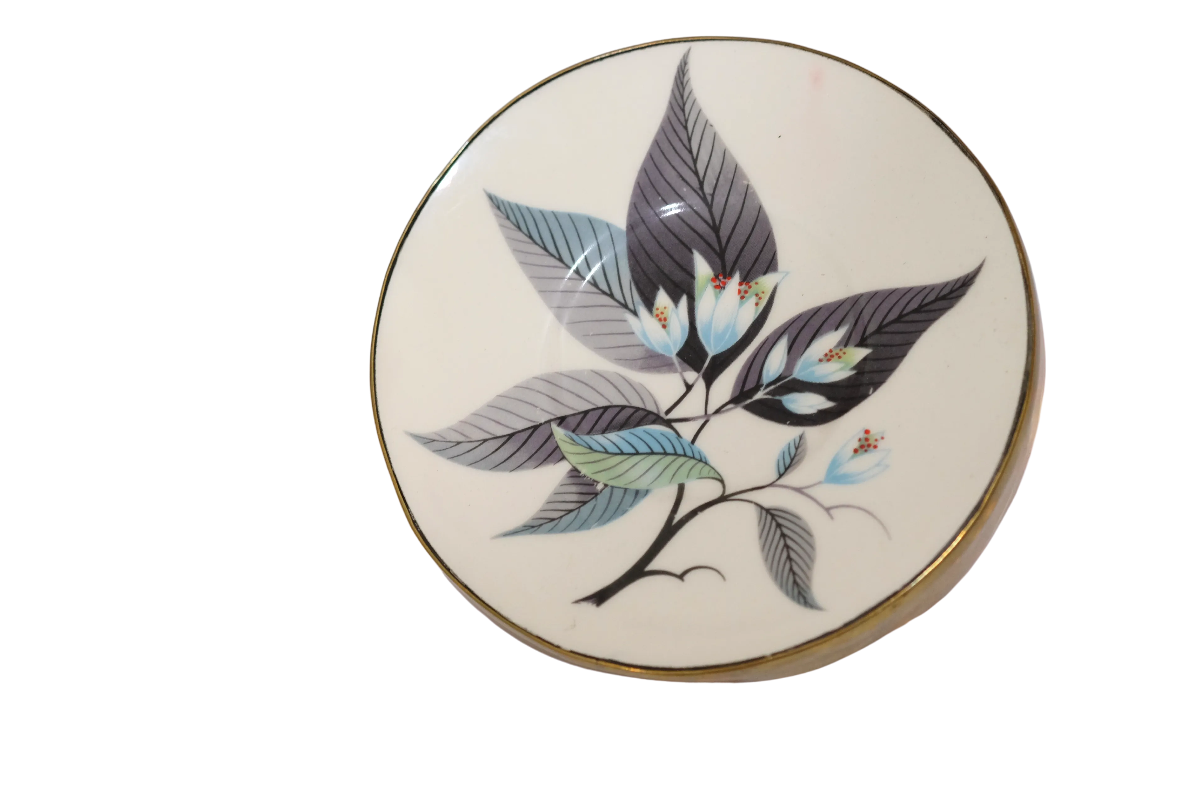 Large Round Retro Floral Belt Buckle