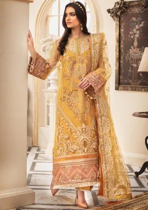 Latest Pakistani Yellow Dress in Long Style #PF453