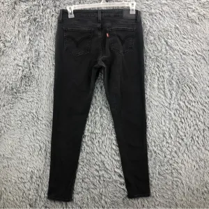 Levi Strauss Jeans Womens Size 31 Black 535 Super Skinny