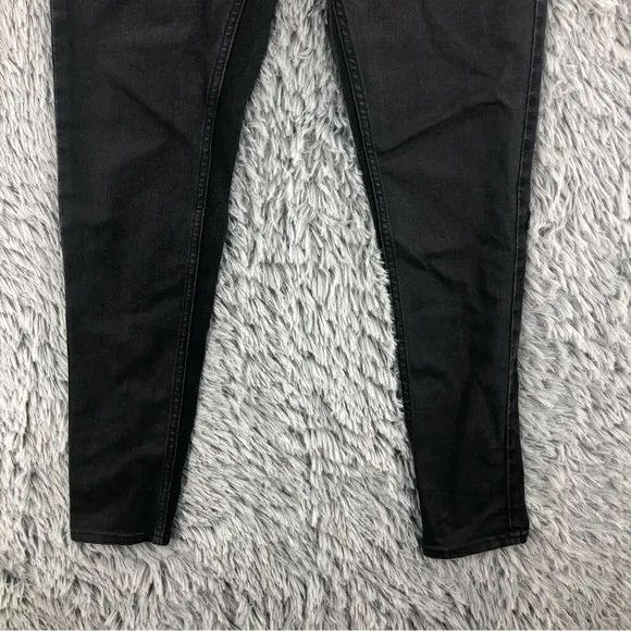 Levi Strauss Jeans Womens Size 31 Black 535 Super Skinny