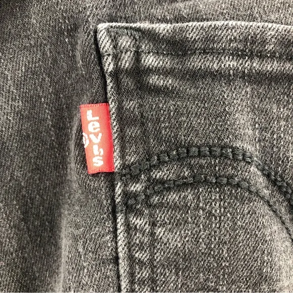 Levi Strauss Jeans Womens Size 31 Black 535 Super Skinny