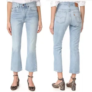 Levi’s 517 Cropped Bootcut High Rise Slim Jeans
