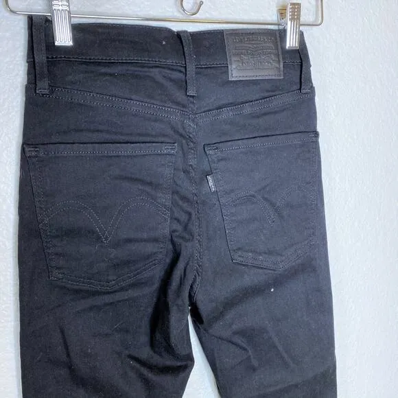 Levi's NWOT Mile High Super Skinny Jeans Black