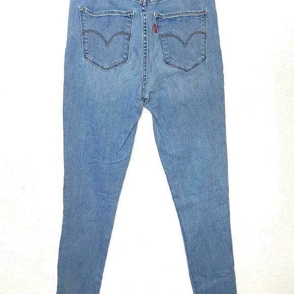 Levi’s Premium 721 High Rise Skinny Jeans Side Stripe size 27
