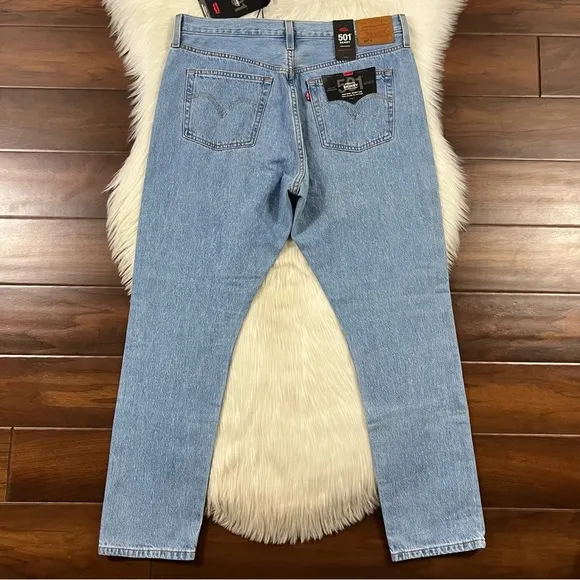 Levi's Size 32 Sansome Rain 501 Skinny Denim Jeans