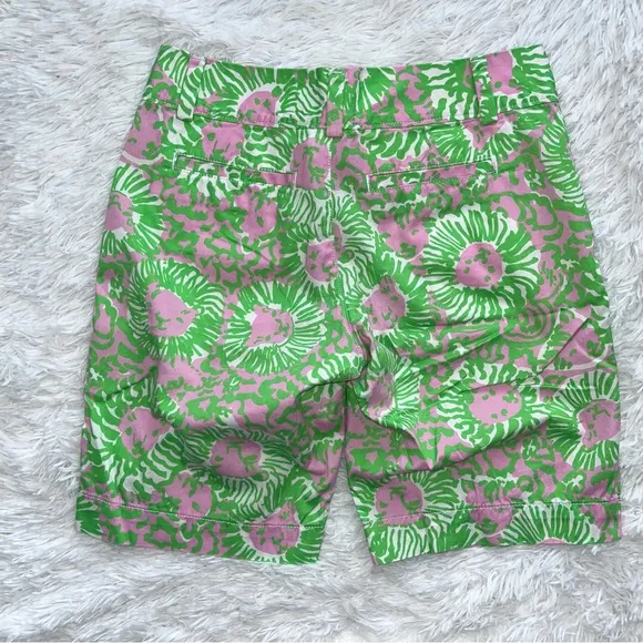 Lilly Pulitzer | Cabana Pink &quot;Sunnyside&quot; Lion Bermuda Chipper Shorts