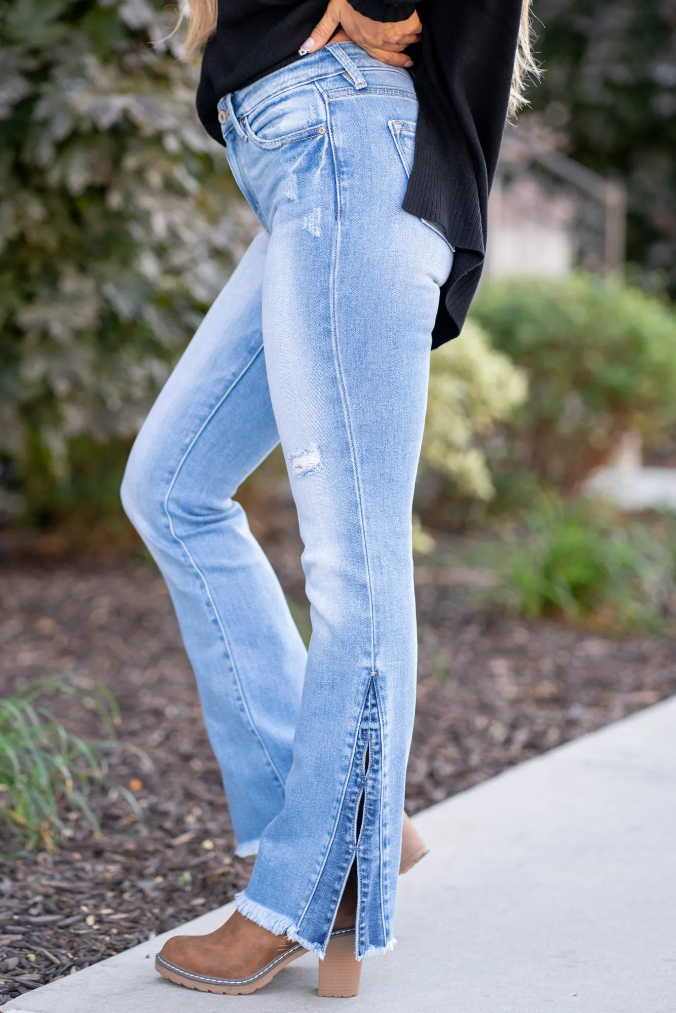 Lizzie Mid Rise Bootcut