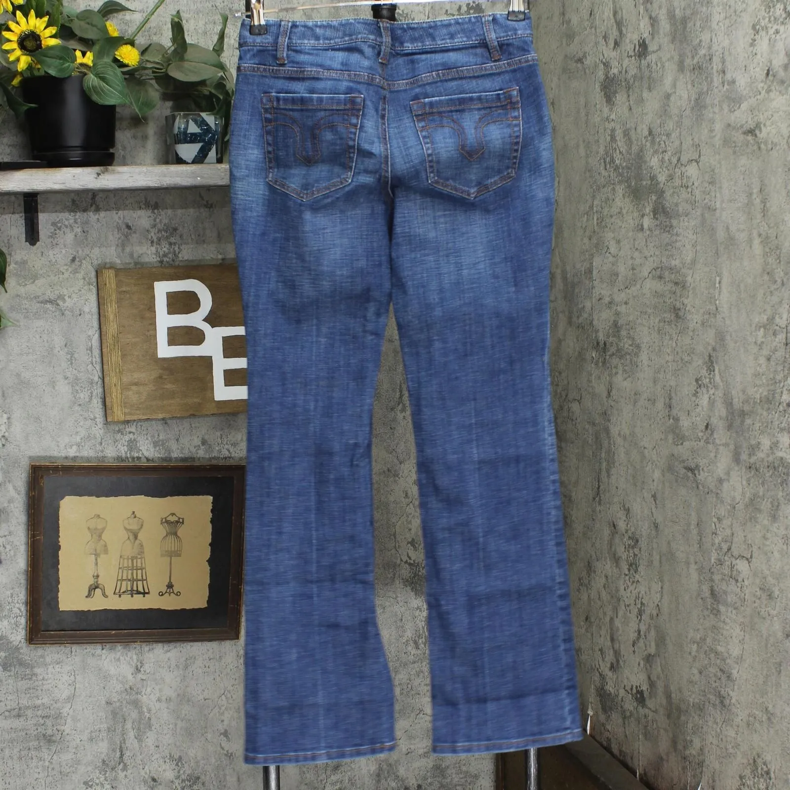 Loft Womens Curvy Bootcut Stretch Jeans 167057d838466e Blue 2