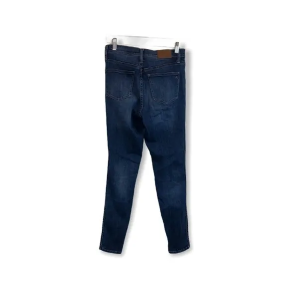 Madewell 10 Inch High Rise Skinny Blue Jeans