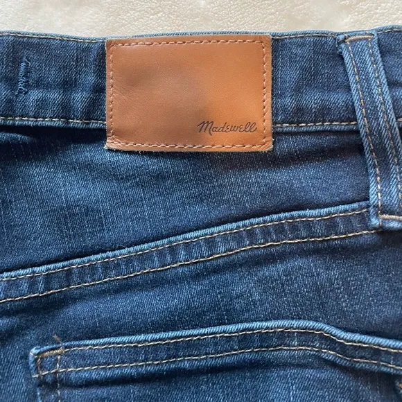Madewell 10&quot; High-Rise Skinny Jeans in Hayes Wash Women’s 28 Dark Denim F4684