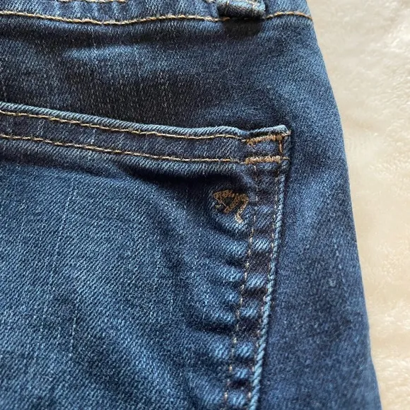 Madewell 10&quot; High-Rise Skinny Jeans in Hayes Wash Women’s 28 Dark Denim F4684