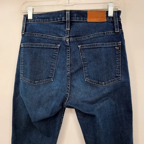 Madewell 10&quot; High-Rise Skinny Jeans in Hayes Wash