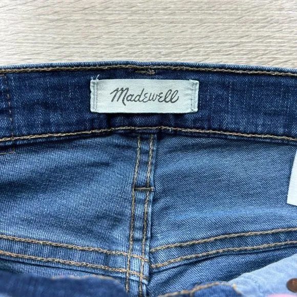 Madewell 10&quot; High-Rise Skinny Jeans in Hayes Wash