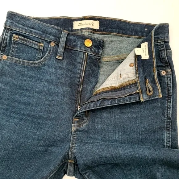 Madewell 10&quot; High-Rise Skinny Jeans in Hayes Wash