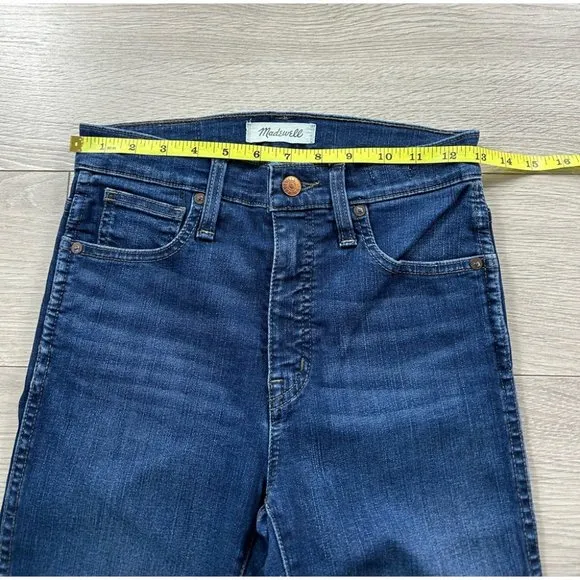 Madewell 10&quot; High-Rise Skinny Jeans in Hayes Wash