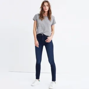 Madewell 10&quot; High-Rise Skinny Jeans in Hayes Wash