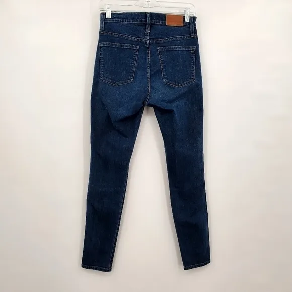 Madewell 10&quot; High-Rise Skinny Jeans in Hayes Wash