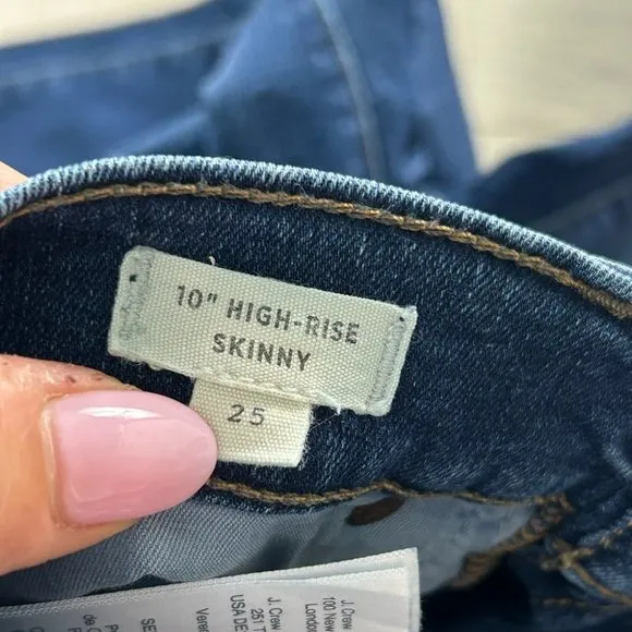 Madewell 10&quot; High-Rise Skinny Jeans in Hayes Wash