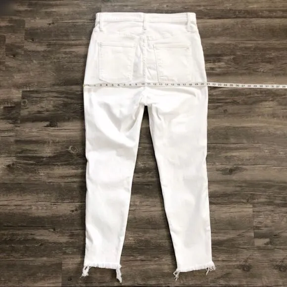 MADEWELL 10” High Rise Skinny Crop Jeans!