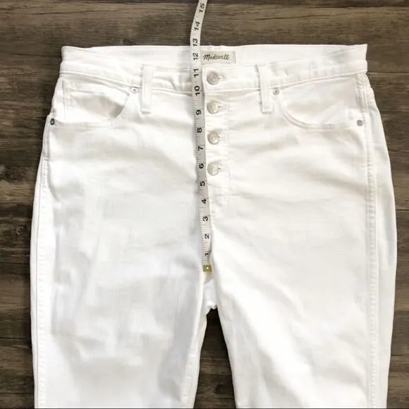 MADEWELL 10” High Rise Skinny Crop Jeans!