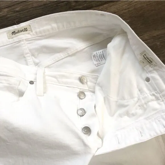 MADEWELL 10” High Rise Skinny Crop Jeans!
