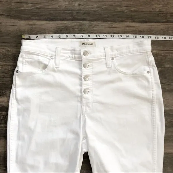 MADEWELL 10” High Rise Skinny Crop Jeans!