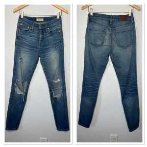 Madewell 9” High Riser Skinny Skinny Jeans Sz 26