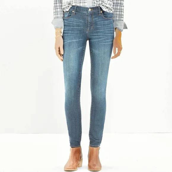 Madewell High Riser Mid-Rise Skinny Jeans