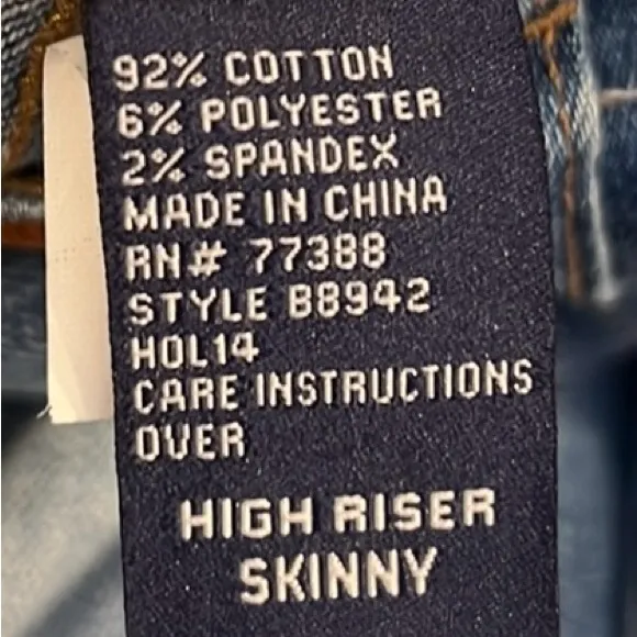 Madewell High Riser Mid-Rise Skinny Jeans